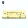 Reeded cube cute royal gold door hinge