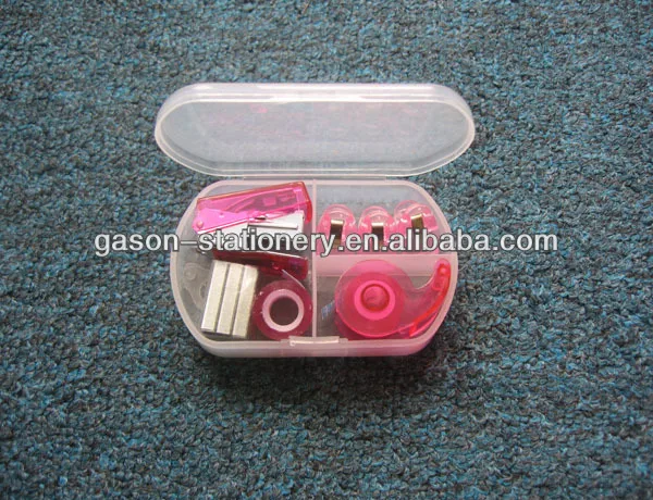 mini stationery set /stapler/tape dispenser/scissor