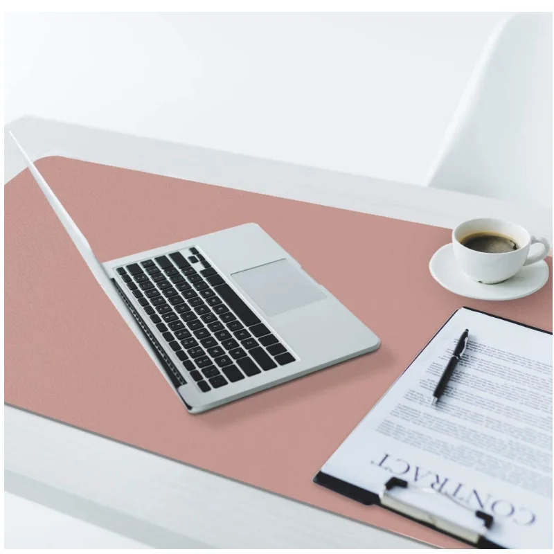 Wholesale Good Quality Pu Leather Antislip Large Computer Desk Mat For