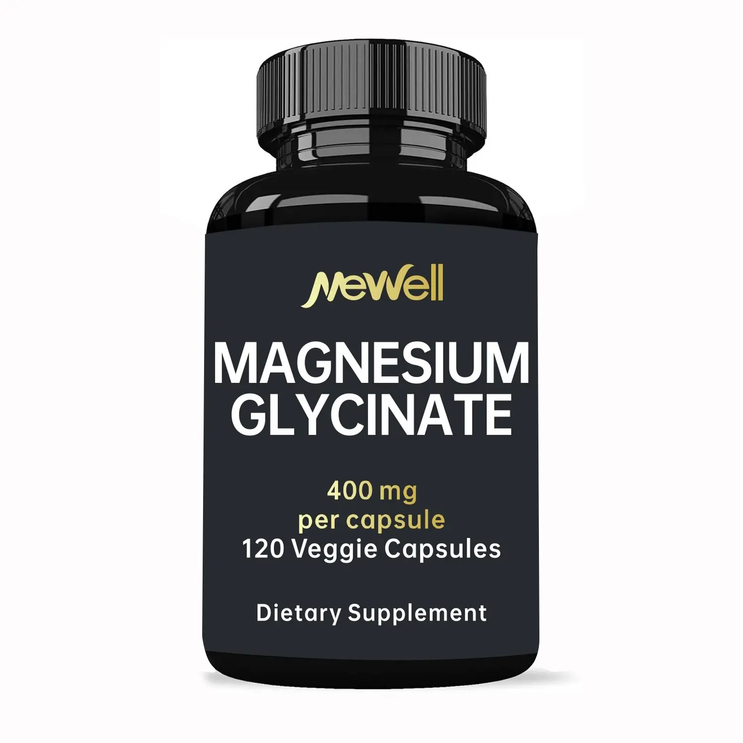 Magnesium Glycinate 400mg 60mg Elemental Magnesium Per Cap Nerve Muscle