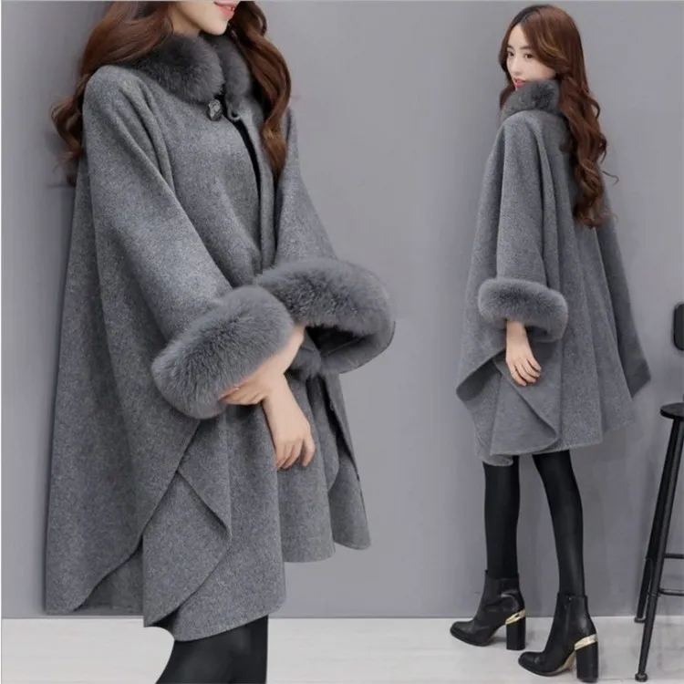 Yq175 Free Shipping New Winter Womens Parka Casual Wool Coat Women