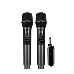 Karaoke party use Echo Volume control channel selected wireless smart singing mic