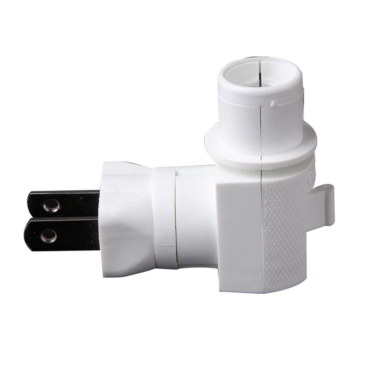Rotating Us Plug Wall Lamp Night Light Socket Holder Electrical Socket