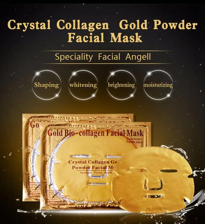 Anti-wrinkle organic 24k gold mask Collagen Crystal Facial mask Firming