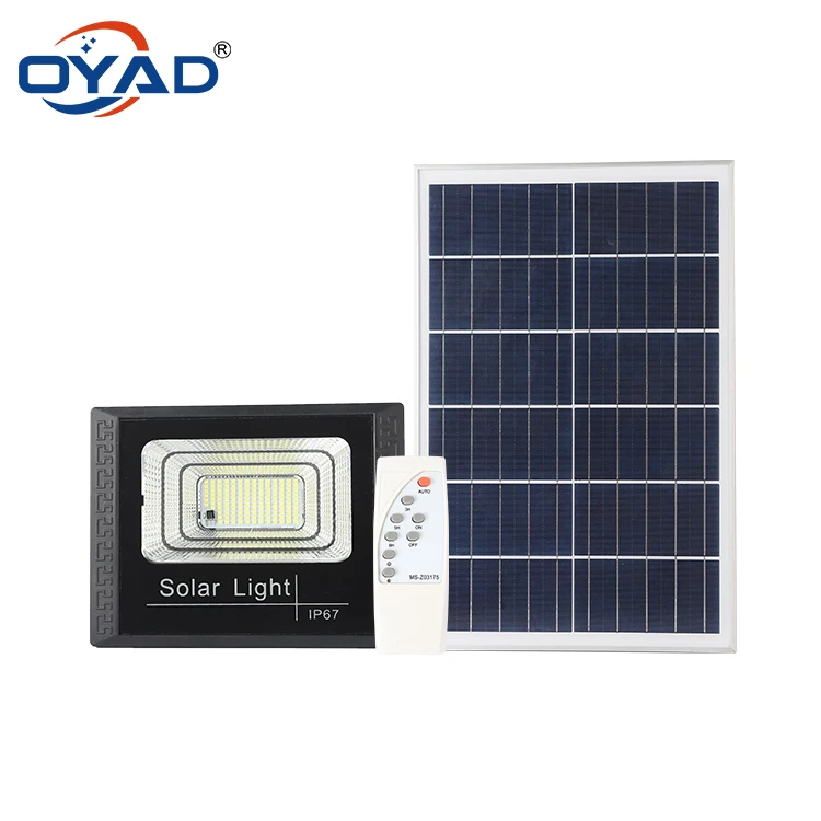 High quality outdoor waterproof ip67 15 25 40 60 100 200 watt led solar flood light