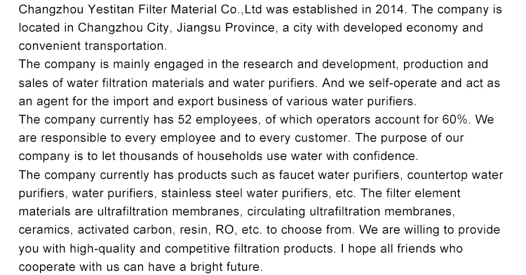 2020 Factory Offer water purifier jug Water filter jug purifier tank
