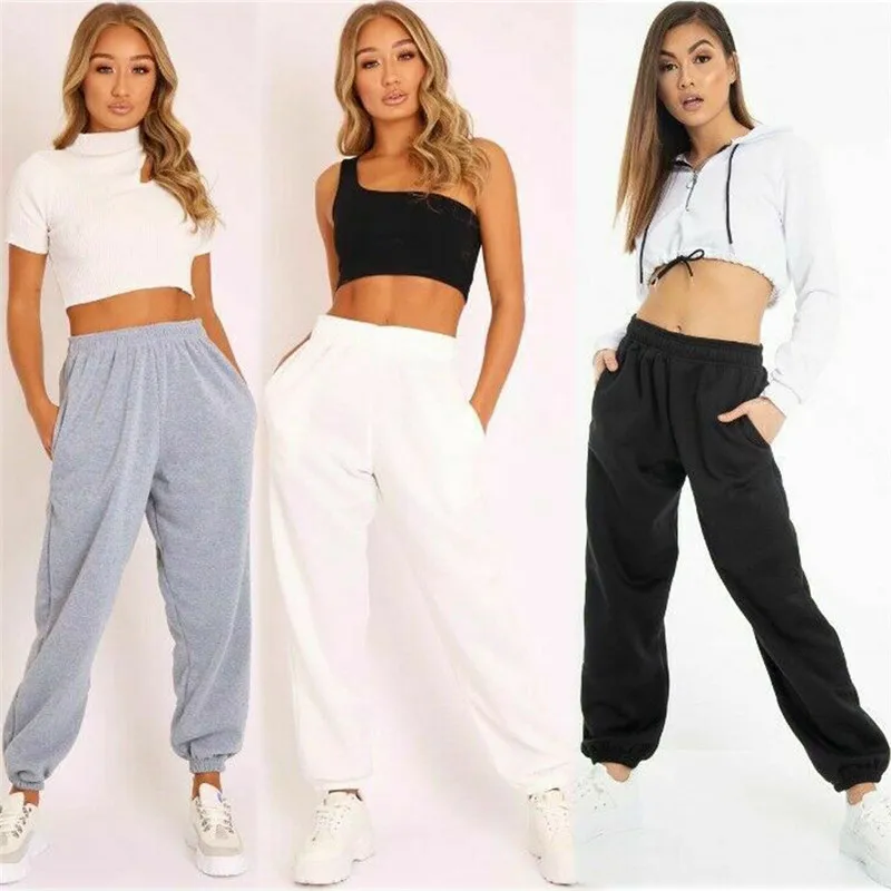 ladies baggy tracksuit bottoms