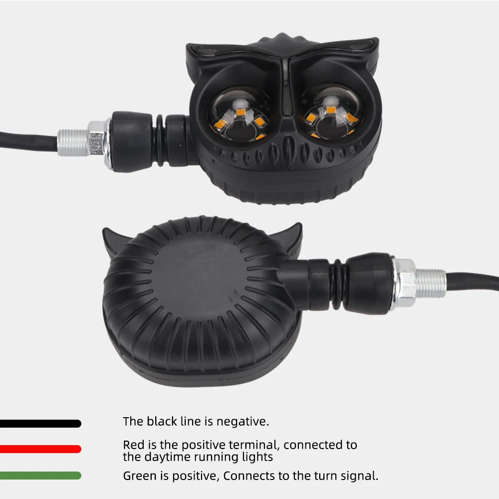 Motorcycle Headlights Led Owl Spotlights Modified Lights Electric Car