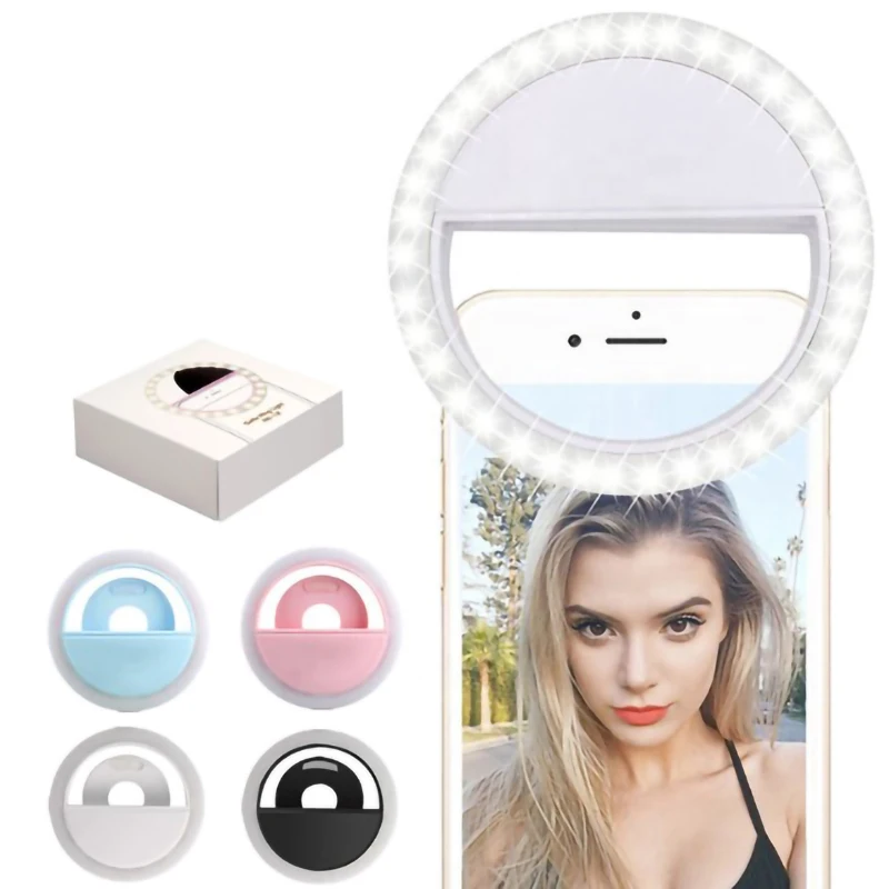 Rechargeable Led Ring Light For Cell Phone Selfie Ring Light Selfie Led