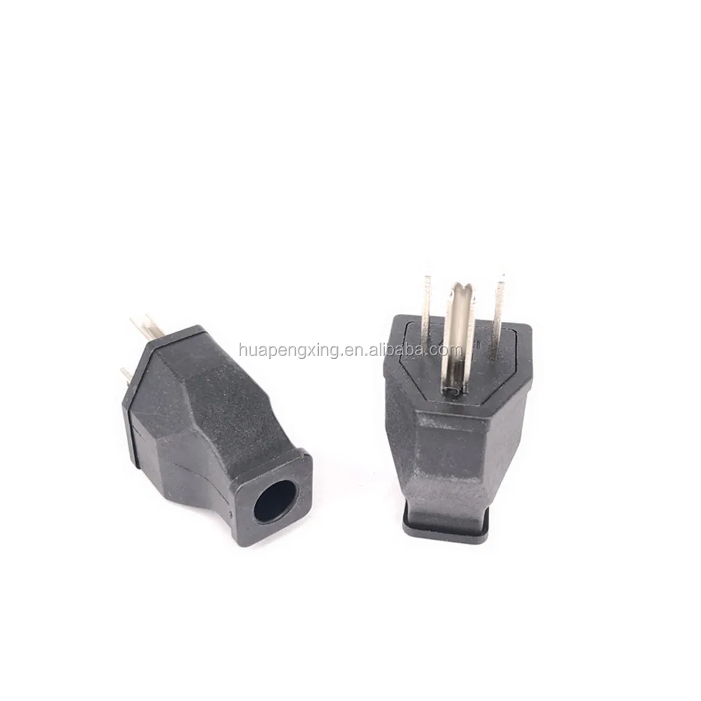 USA Nema 5-15 Secteur Plug 3 Pin Rewireable American Plug 