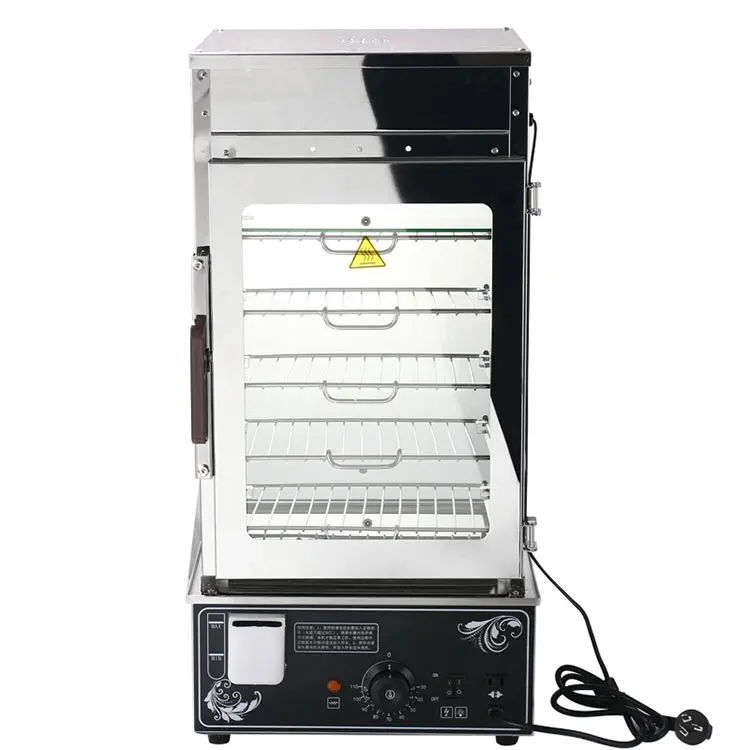 Food Steamer 5 Tier Glass Display Showcase 5 levels Bun Used Mini Food Steamer   WT/8613824555378