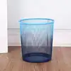 New Style ombre Office home hotel room kitchen or outdoor black pop up open top wire metal mesh waste trash bin for garbage