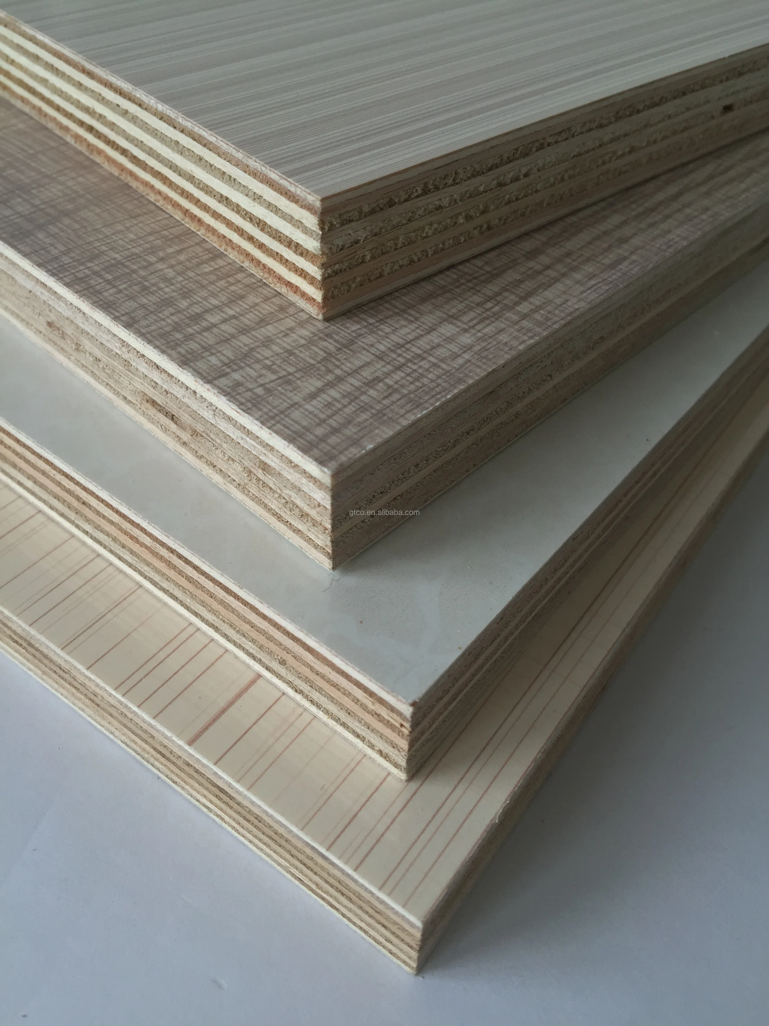 Linyi Gaotong 6mm Double Sides Textured Melamine Paper Overlay Plywood