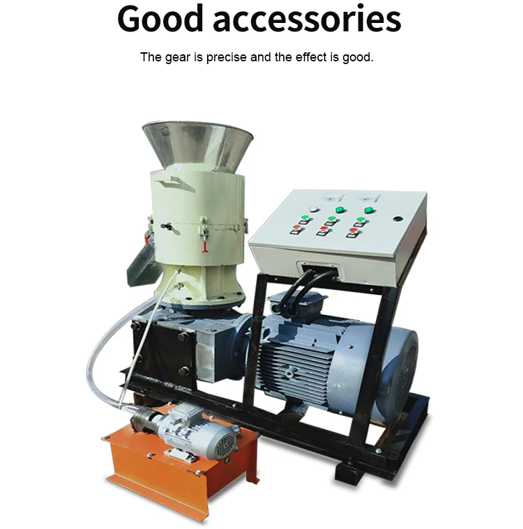 Flat Die Pellet Machine Mini Coconut Shell Activated Carbon Wood Pellet