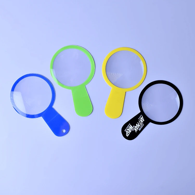 Custom Design Pvc Magnifier Business Card Magnifying Glass Business