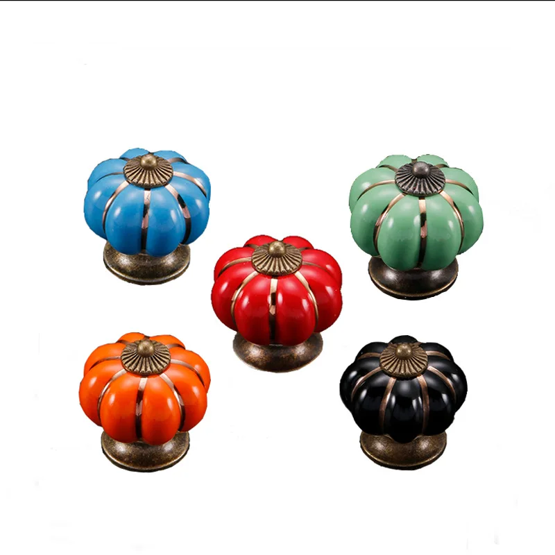 Wholesale Positive Theme Ceramic Door Knobs Vintage Shabby Chic