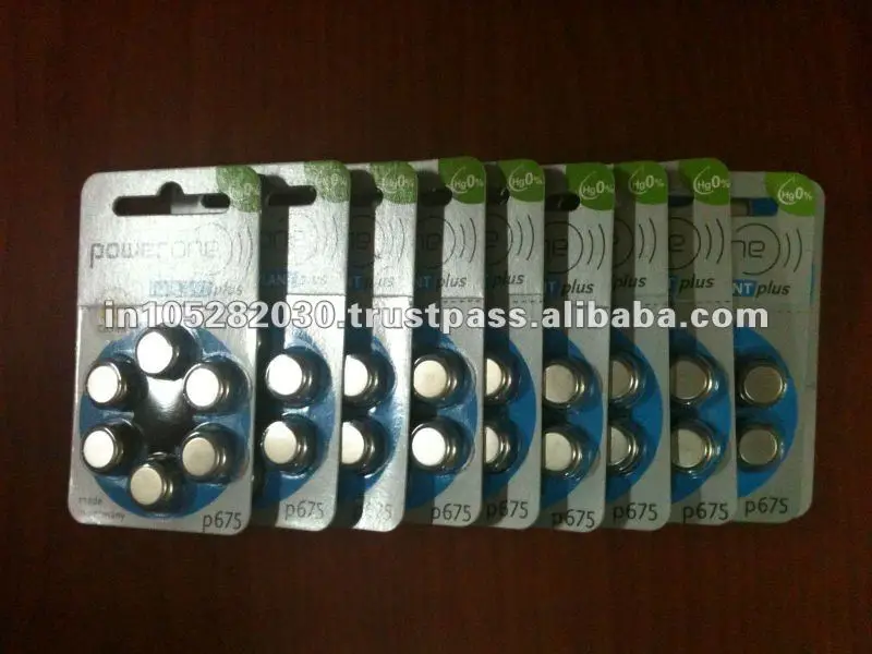 Implant Plus Battery Power One Battery For Phonak Hearing Aids Mercury Free Zinc Air Hearing Aid