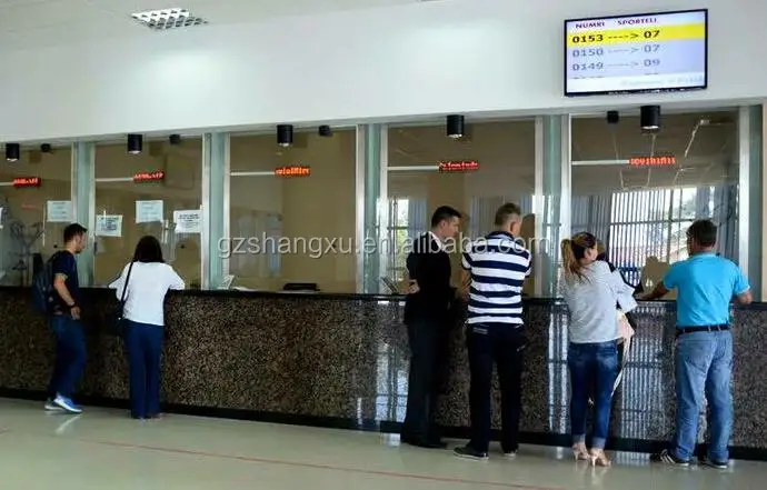Bank/Hospital/Clinic/Pharmacy Customer Counter Service Equipment Queue Ticketing Management System