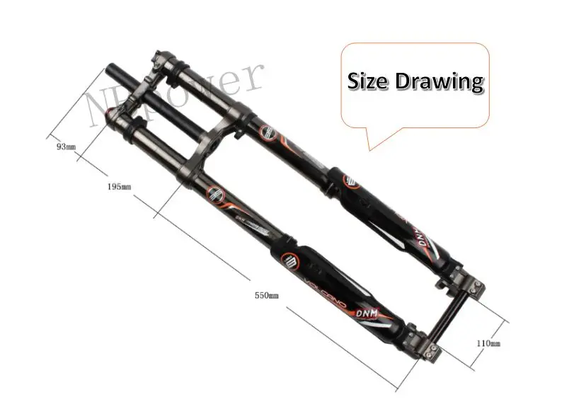 Ready To Ship Dnm Usd8s Bicycle Air Suspension Inverted Front Fork/electric Motorcycle Buy