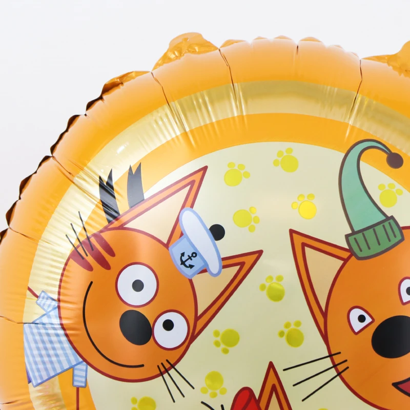 18 Inch Cat Balloon With Floating Aluminum Film And Aluminum Foil Party