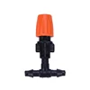 High quality 4/7 orange micro irrigation mist sprinkler system with plat mouth tee connection