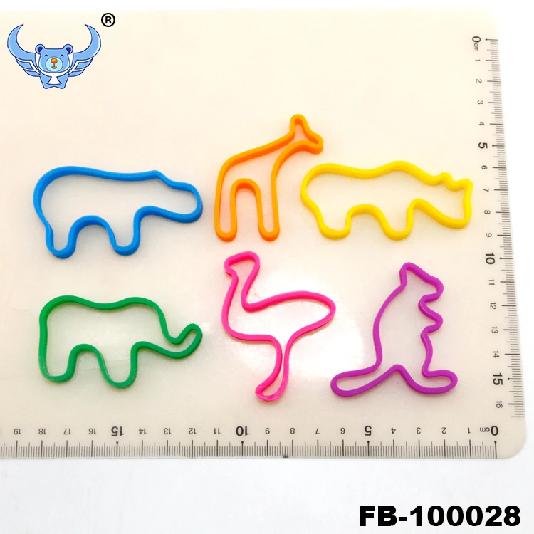Wholesale Animal Shaped Bracelet Hair Silicone Rubber Band Canimal