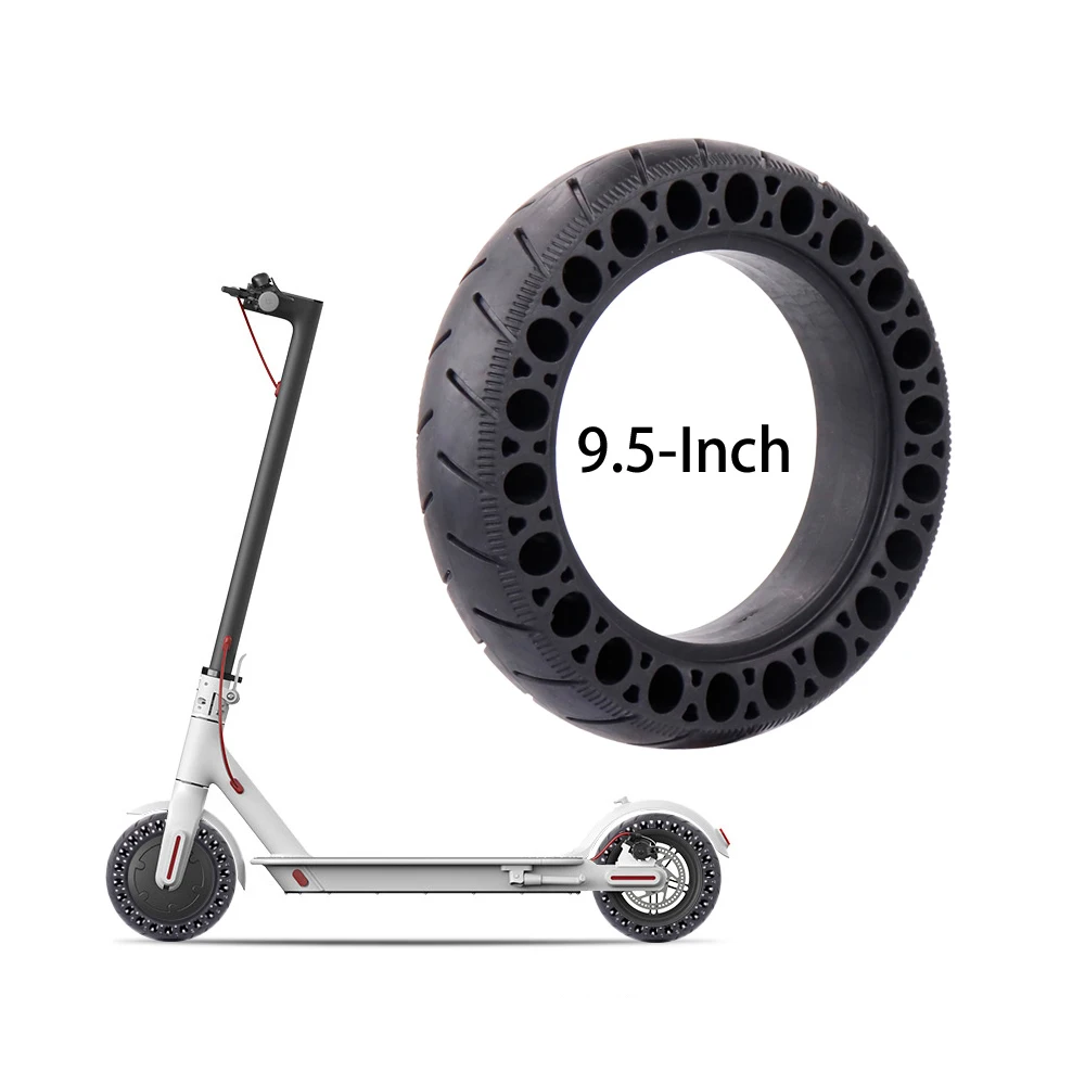 9.5-inch Solid Tyres Honeycomb Shock Absorber Damping Tyre For Xiaomi M365 1S Pro 2 Electric Scooter Durable Rubber Solid Tire details