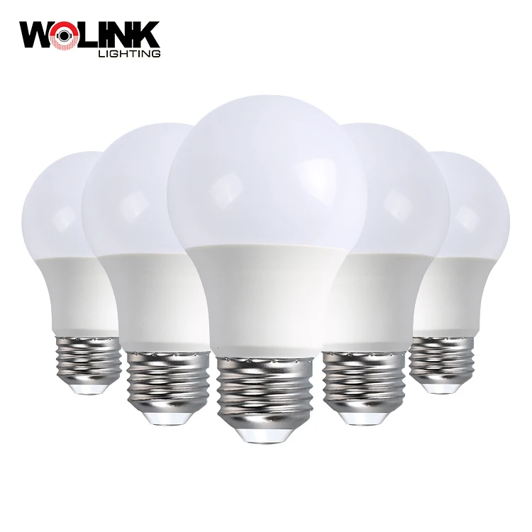 Hot sale indoor lighting e27 b22 plastic warm white 5w 7w 9w 12w 15w 18w led bulb