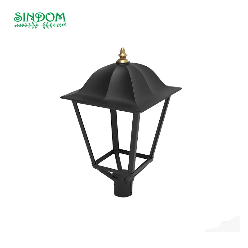 Sindom 2023 Vintage Design Outdoor Garden Lamp Head For The Pole Light