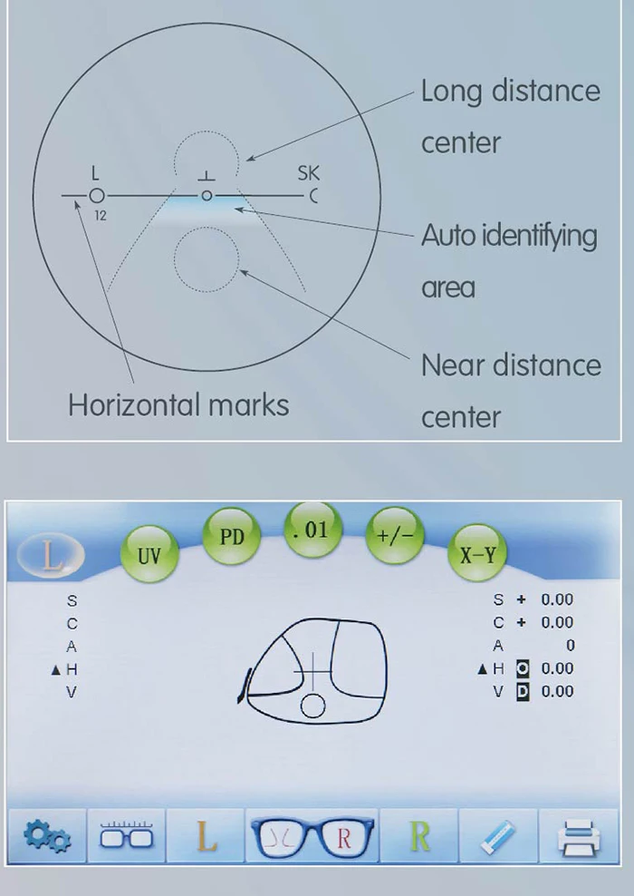 LP-6100 China Optical Optometry Auto Digital Lensmeter Lens Meter