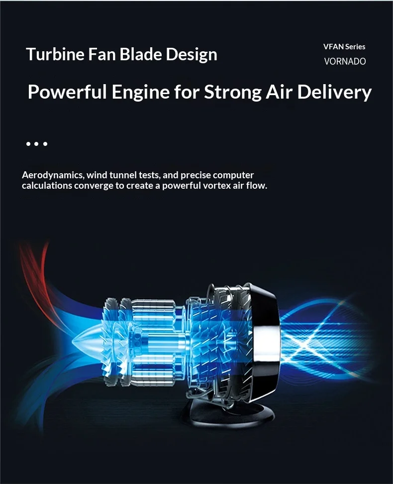 Table Fans, 5-Speed, Portable - detail 6
