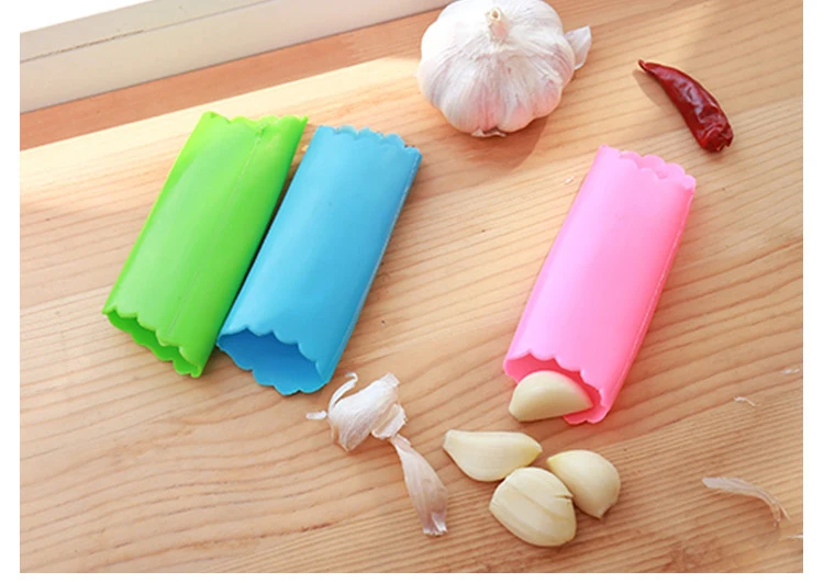 1pc Garlic Peeling Machine Creative RV Kitchen Silicone Soft