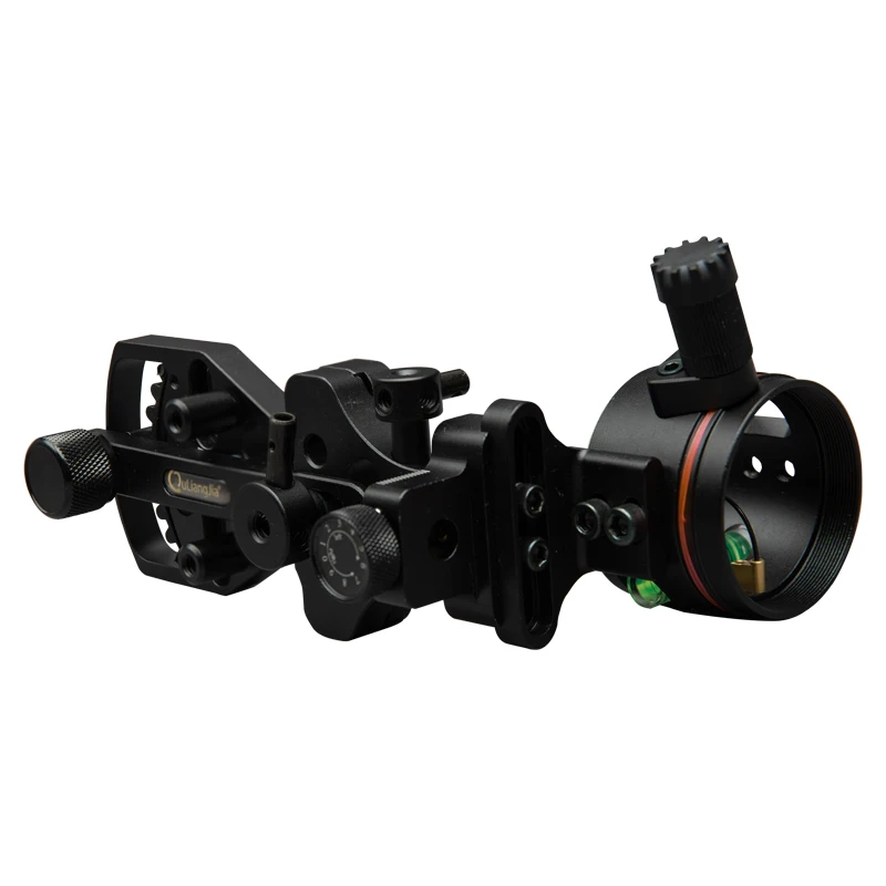 Hotsaled Ouliangjia Aluminum Black Adjustable Hunting Archery Compound Bow Sight With Rheostat
