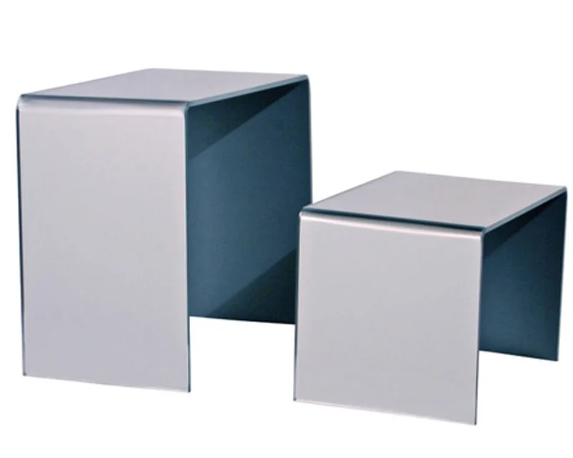 Acrilica Perspex Scarpa RISER//Set di 3 Zoccoli di visualizzazione//Gioielli Display Stand
