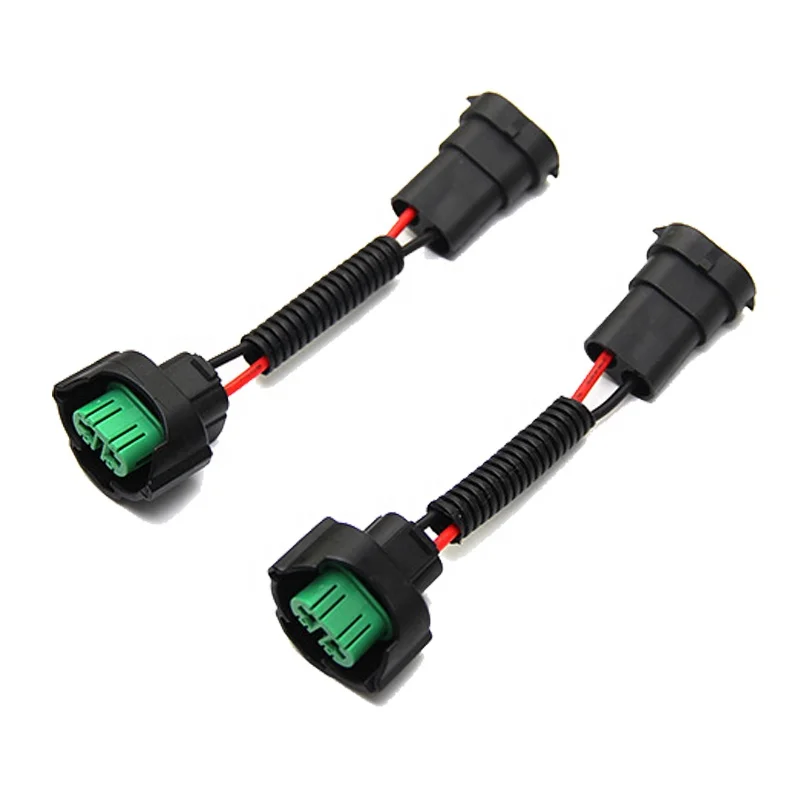 Musuha H8 H11 Bulb Socket H8 H11 Plastic Socket Holder H8 H11 Bulb Holder Male Female Connector