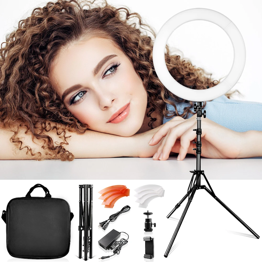 Kingshowstar - Live Broadcast Led Photography Ring Light 5500k Selfie 10 Inch 18 Inch Ring Fill Light Led Ring Light Ungrouped 9
