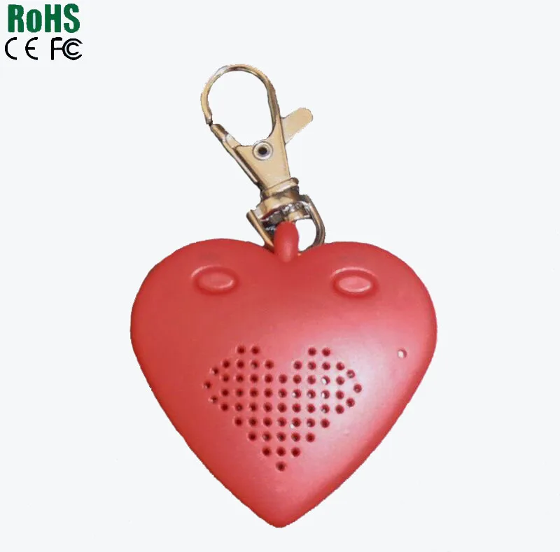Heartbeat Voice Recorder Keychain For Toy Buy Keychain Heart Shape