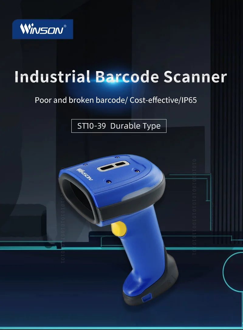 Winson ST10-39HD Rugged 1D/2D Barcode Reader Industrial Scanner for Forklift Applications