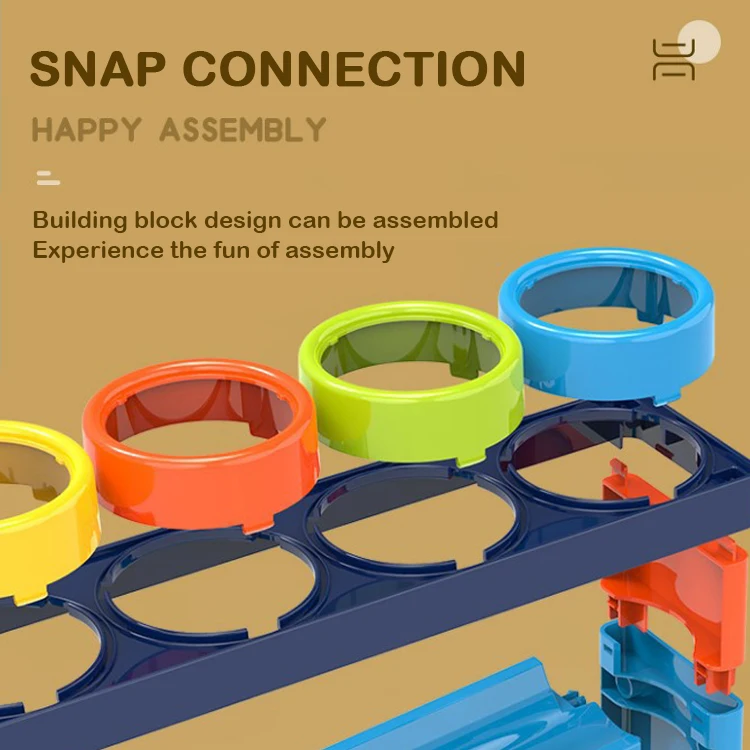 Fivelayer Track Hit Rolling Ball Toy Set Baby Plastic Montessori Early