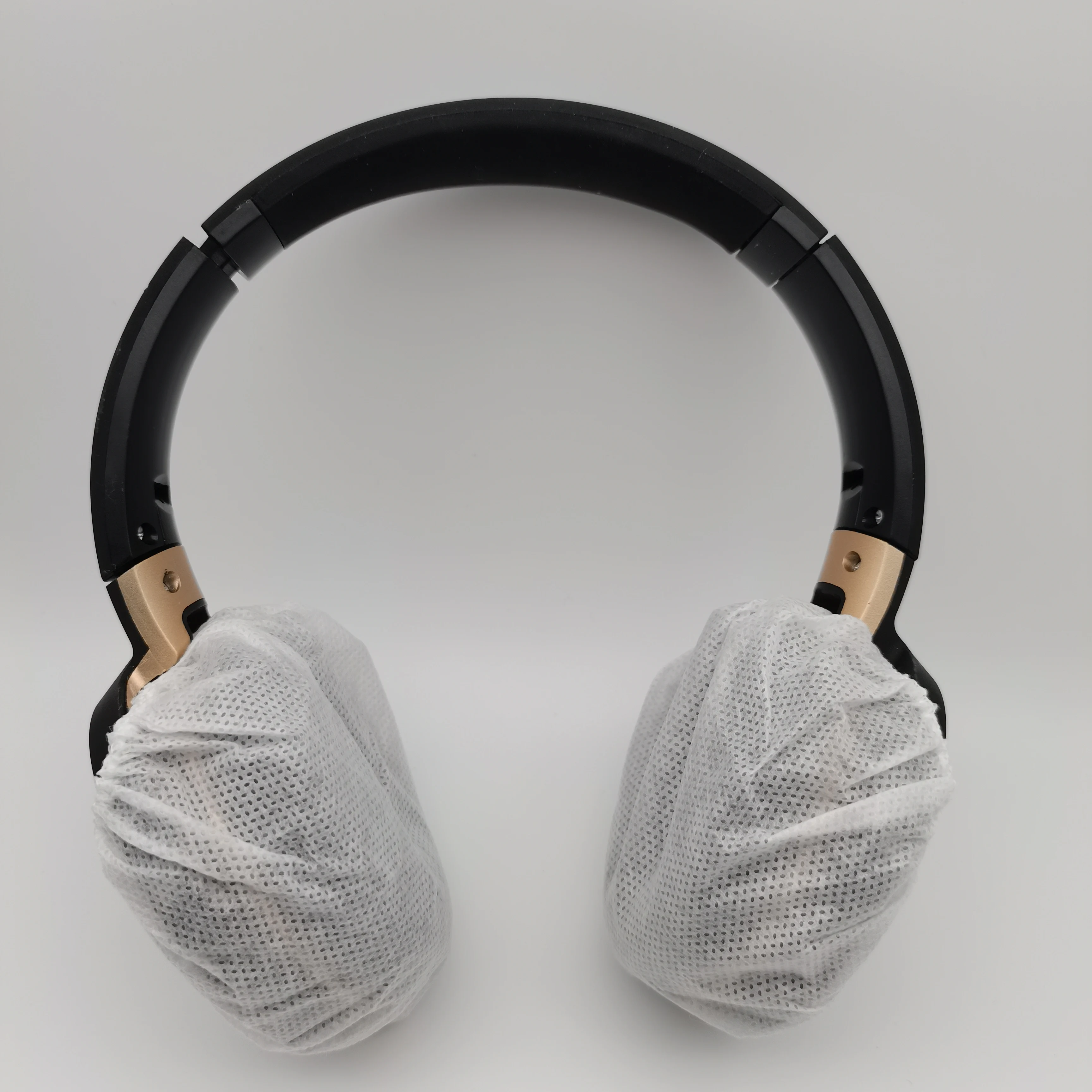 Biodegradable Packing Bag Disposable Cover Headphone Non Woven Airlines Ear Pad Cover manufacture