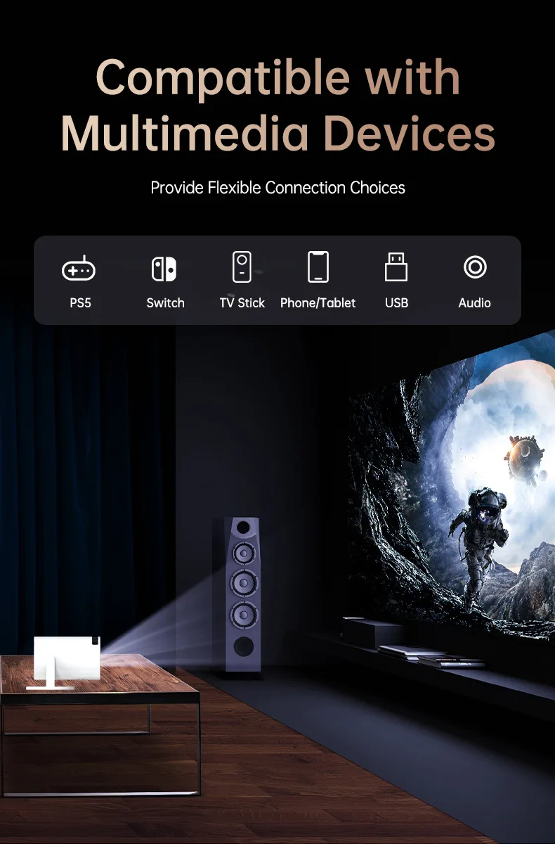 LEDプロジェクター 本体 YK200 LED Mini Projector Model YK200 | eBay