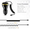 Free Shipping Fast Charging Smartphone 5V/2.1A Type-C Cable Car Adapter Custom USB Car Charger for iPhone