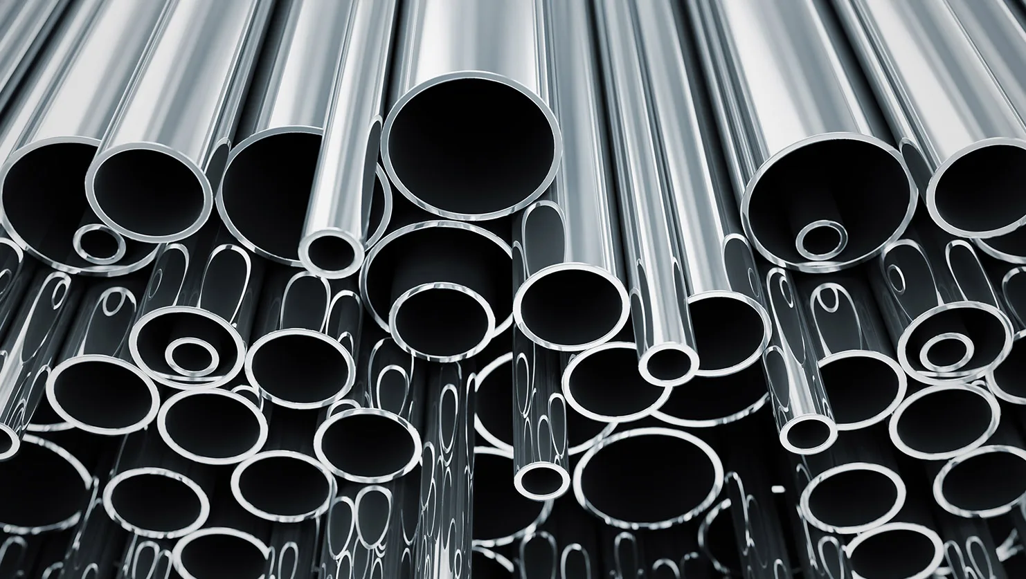 Aluminium tube logo