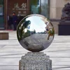 modern style 120mm 135mm hollow stainless steel ball for sculpture