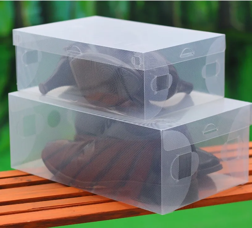 foldable plastic shoe boxes