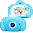 子供デジタルビデオカメラ HD 1080P デュアルレンズ Selfie カメラ操作しやすいカメラのおもちゃ 4 5 6 年歳の幼児子供