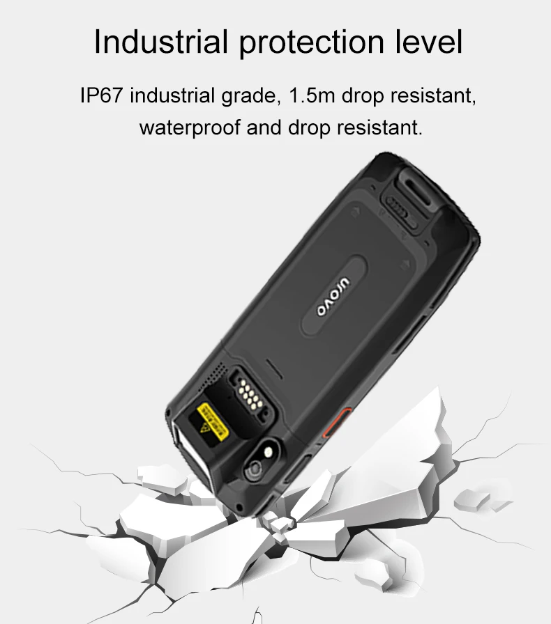 Dt50 Industrial Rugged Handheld Barcode Scanner Data Collector Android