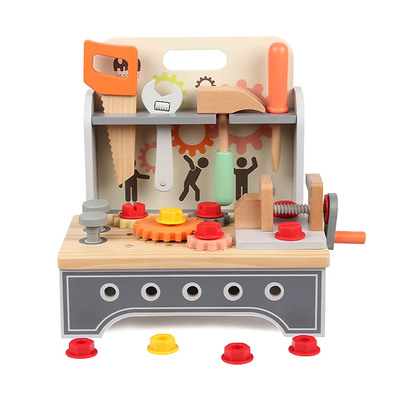 Wooden Multifunctional Simulation Maintenance Table Toolbox preview 3