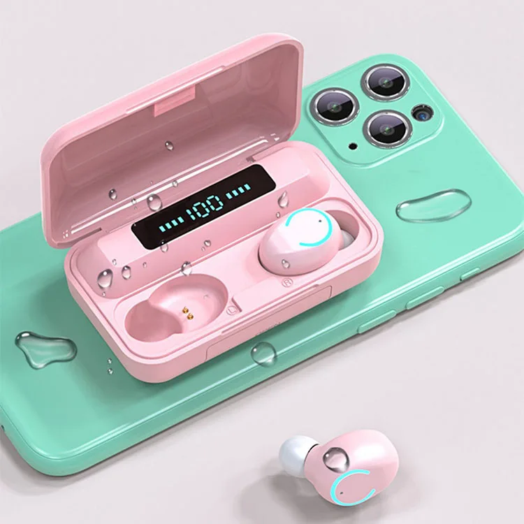 F9 Led Display Tws Wireless Earbuds Touch Control Noise Cancelling