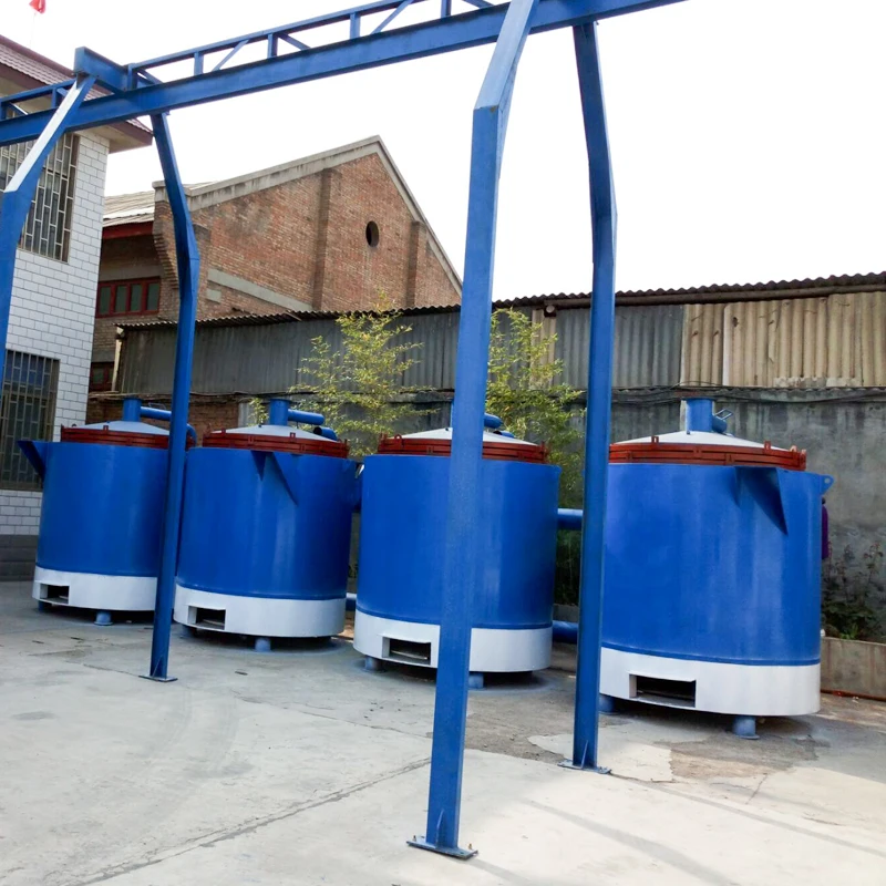 wood log carbonizing stove